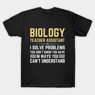 Biology Teacher Assistant Christmas from student T-Shirt